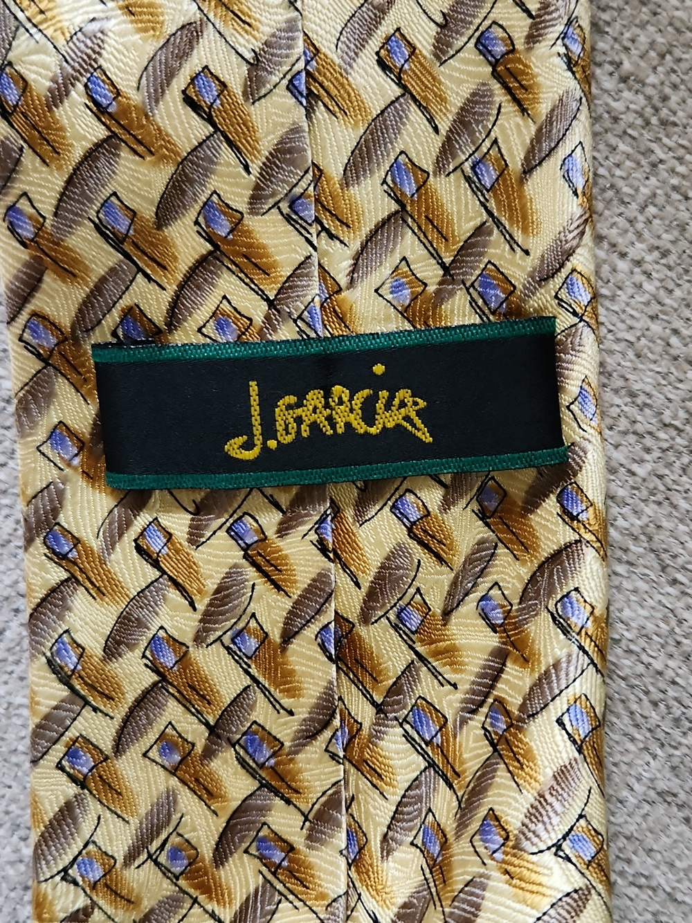 Vintage Jerry Garcia Sun Movement Collection Thirty-Four 100% Silk Tie. - Picture 6 of 6